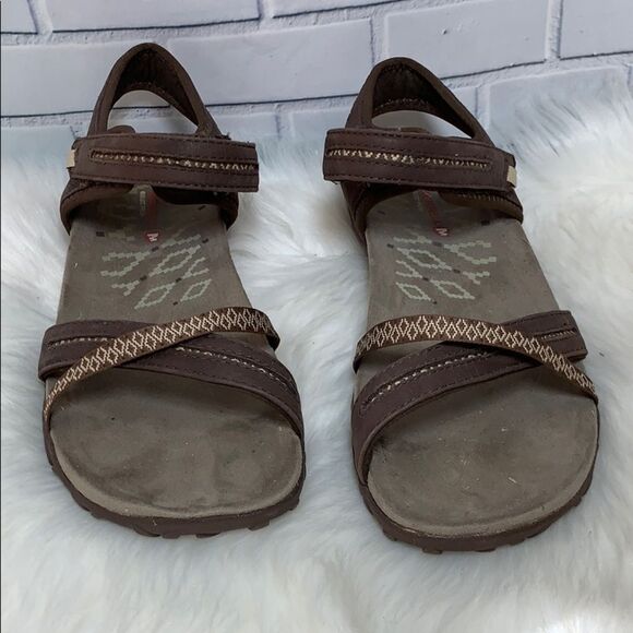 Merrell Dark Earth Brown Sport Sandals Size 7 - Picture 2 of 7